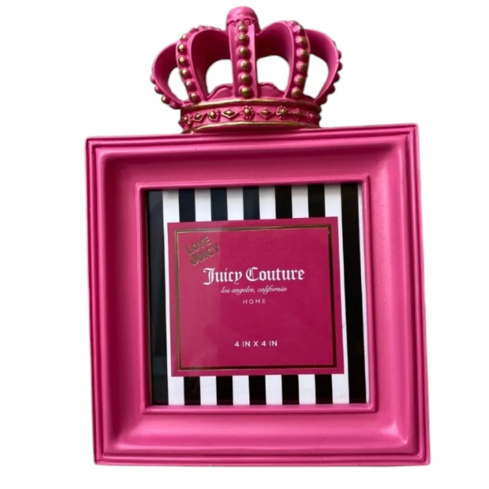 💕Juicy Couture Pink Crown Photo Frame💕4x4